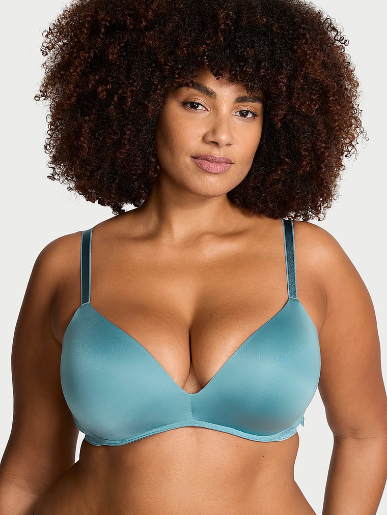 Victoria's Secret Sexy Tee Smooth-Cup Wireless Push-Up Bra Lace Trim