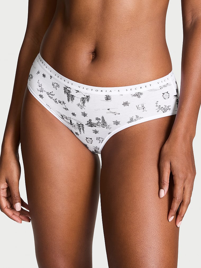Victoria's Secret Stretch Cotton Hiphugger Panty Smooth