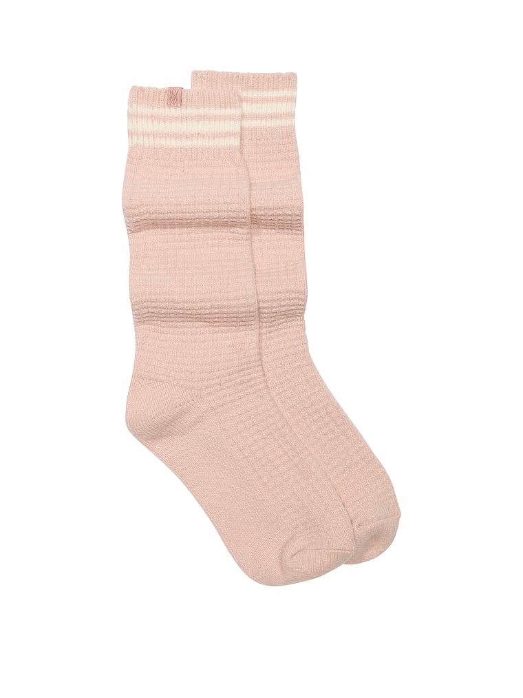 Victoria's Secret Waffle Crew Sock