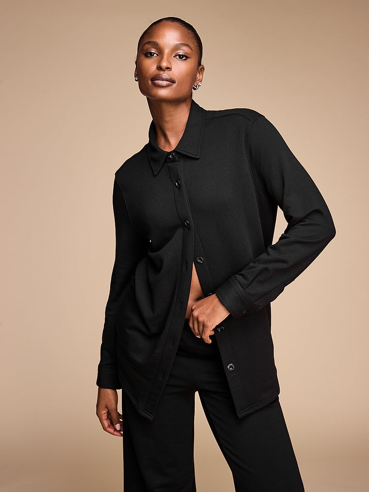Victoria's Secret Brushed Modal Fleece Oversized Shirt