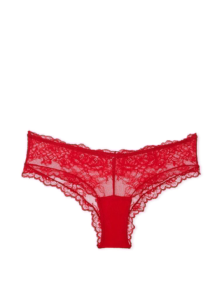 Very Sexy Rose Lace High-Leg Cheeky Panty Lace