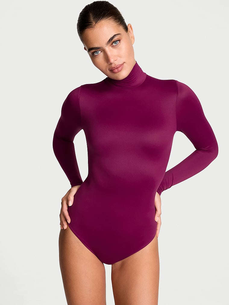 Victoria's Secret BODYWEAR by Victoria with FeatherSoft? Innovation Turtleneck Bodysuit