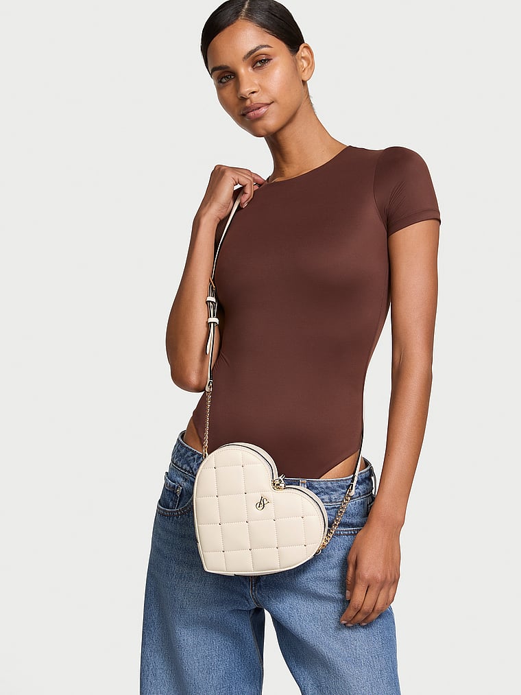 Victoria's Secret Heart Crossbody Bag