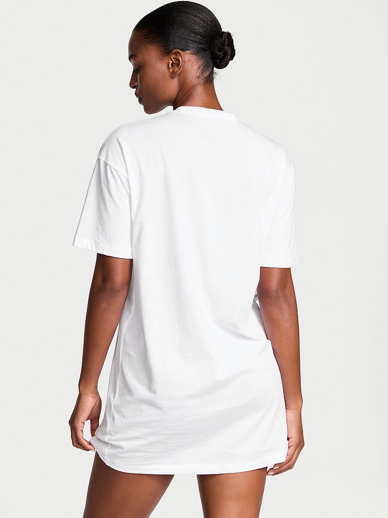 Victoria's Secret 100% Cotton Oversized Sleep Tee