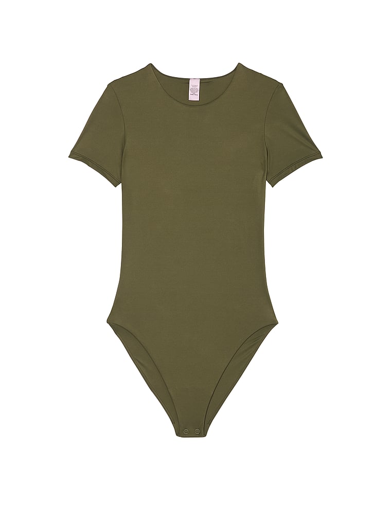 Victoria's Secret BODYWEAR by Victoria with FeatherSoft? Innovation Short-Sleeve Bodysuit