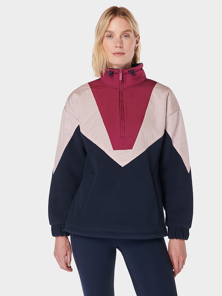 Sweaty Betty Orbit Fleece Half-Zip Sweater