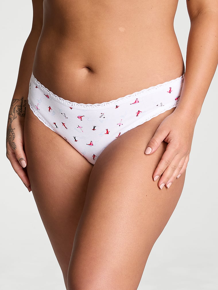 The Lacie Lace-Waist Bikini Panty Smooth