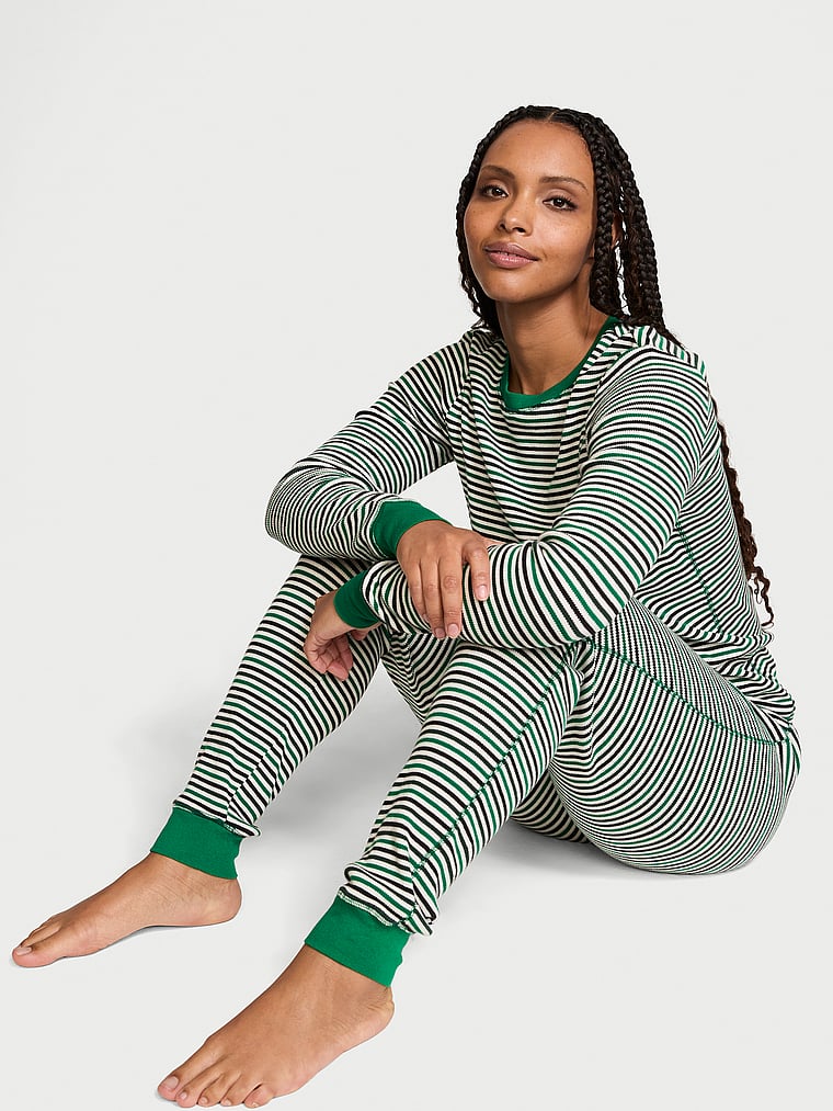 Victoria's Secret Thermal Long Pajama Set