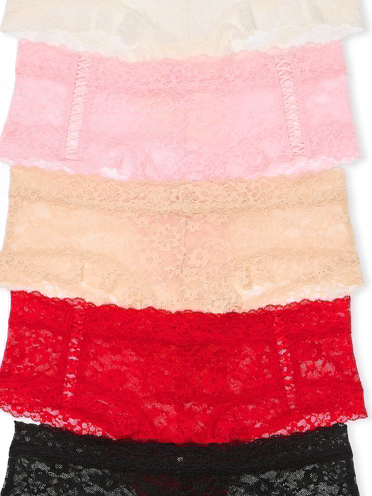 Victoria's Secret 5-Pack Lace Cheeky Panties Lace