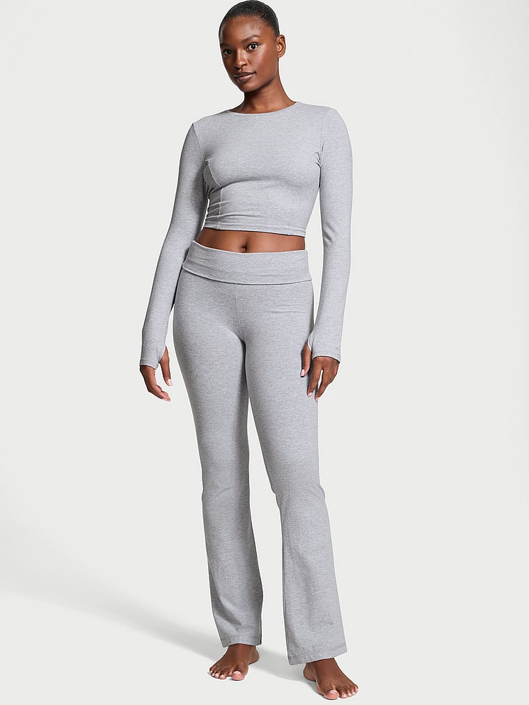 VSX Cotton Foldover Flare Legging