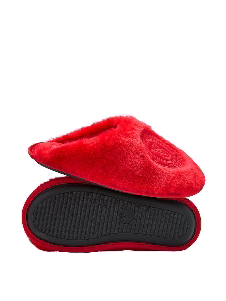 Victoria's Secret Closed-Toe Faux Fur Slippers