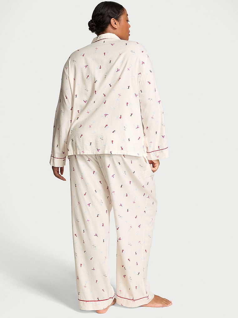 Victoria's Secret Flannel Long Pajama Set