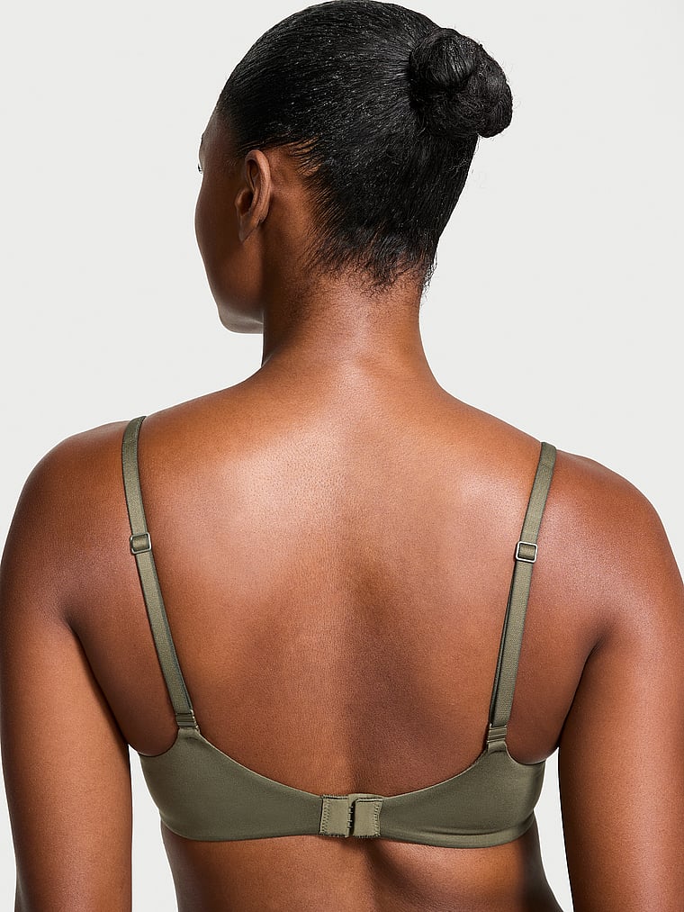 Body by Victoria Lace-Trim Push-Up Bra Lace Trim