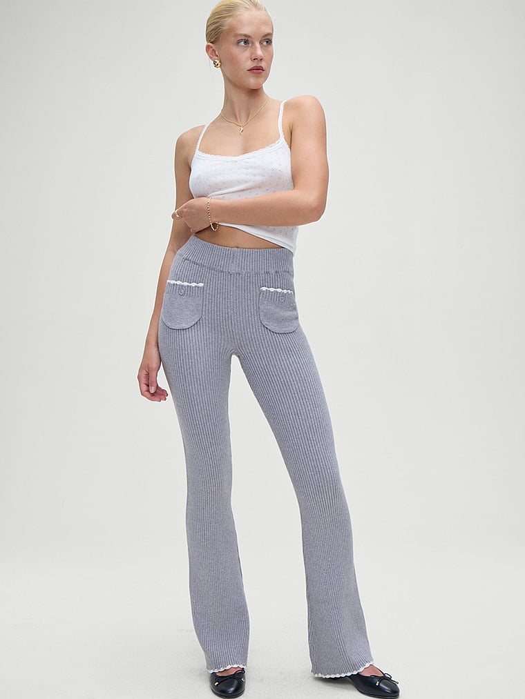 Frankies Bikinis Camden Ribbed Knit Pants