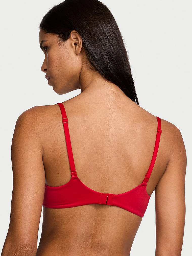 Body by Victoria Lace-Trim Lightly Lined Full-Coverage Bra Lace Trim