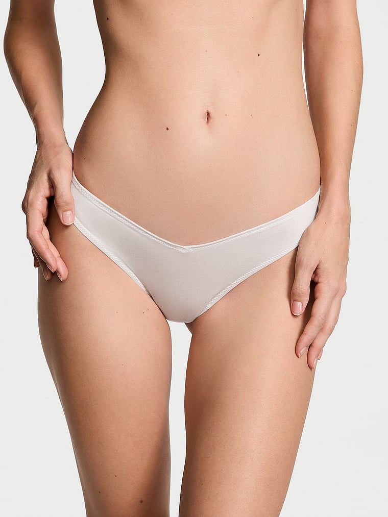 Very Sexy Strappy-Back High-Leg Thong Panty Smooth