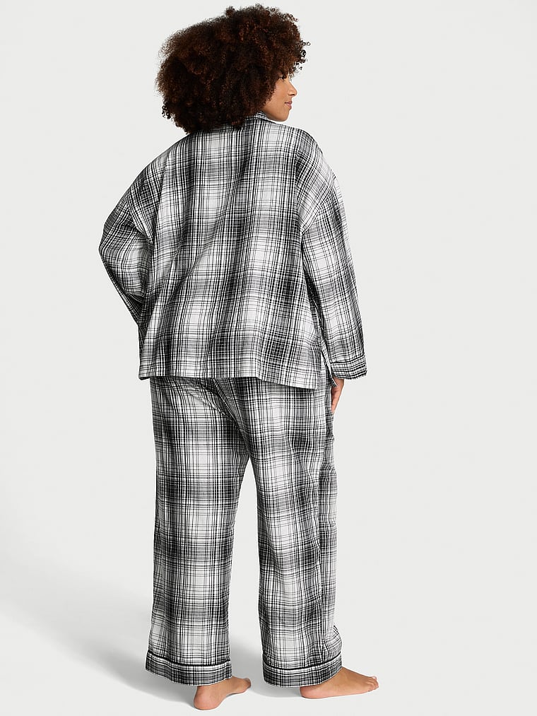 Victoria's Secret Flannel Popover Long Pajama Set