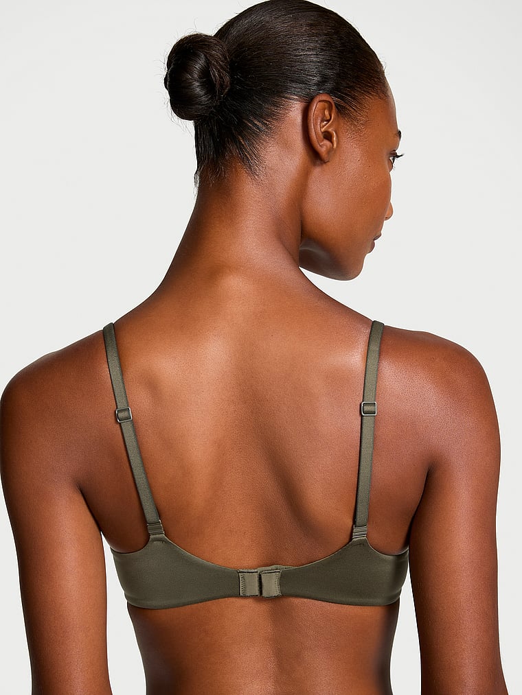 Body by Victoria Lightly Lined Lace-Trim Full-Coverage Bra Lace Trim