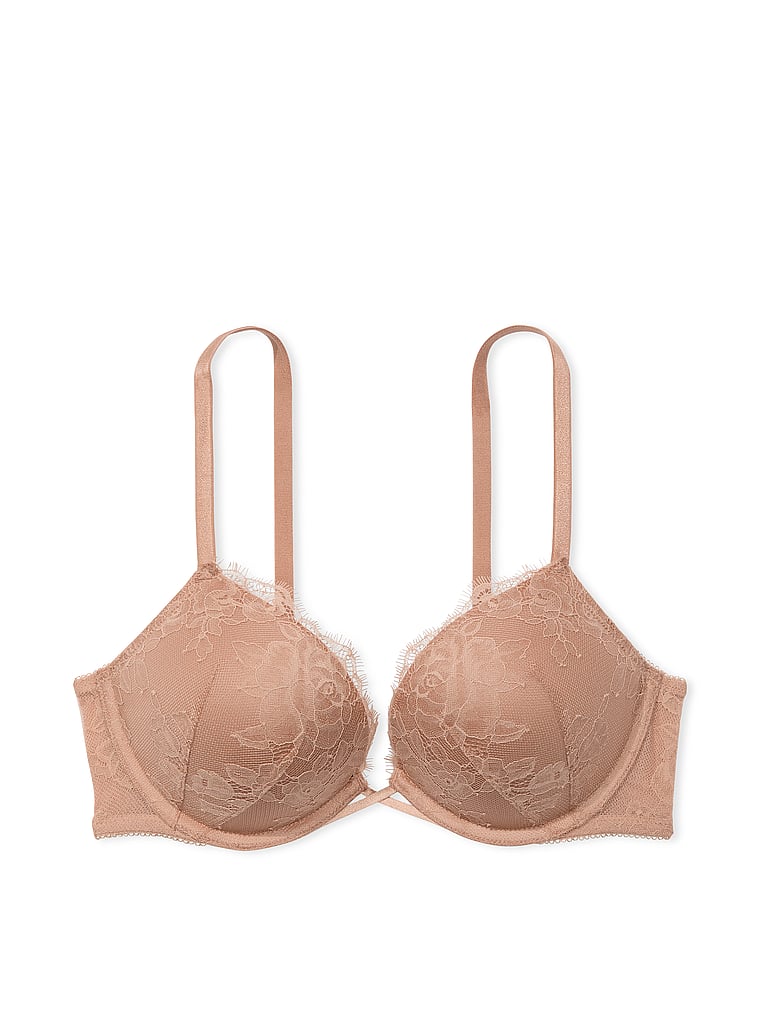 Very Sexy Bombshell Add-2-Cups Rose Lace Push-Up Bra Lace