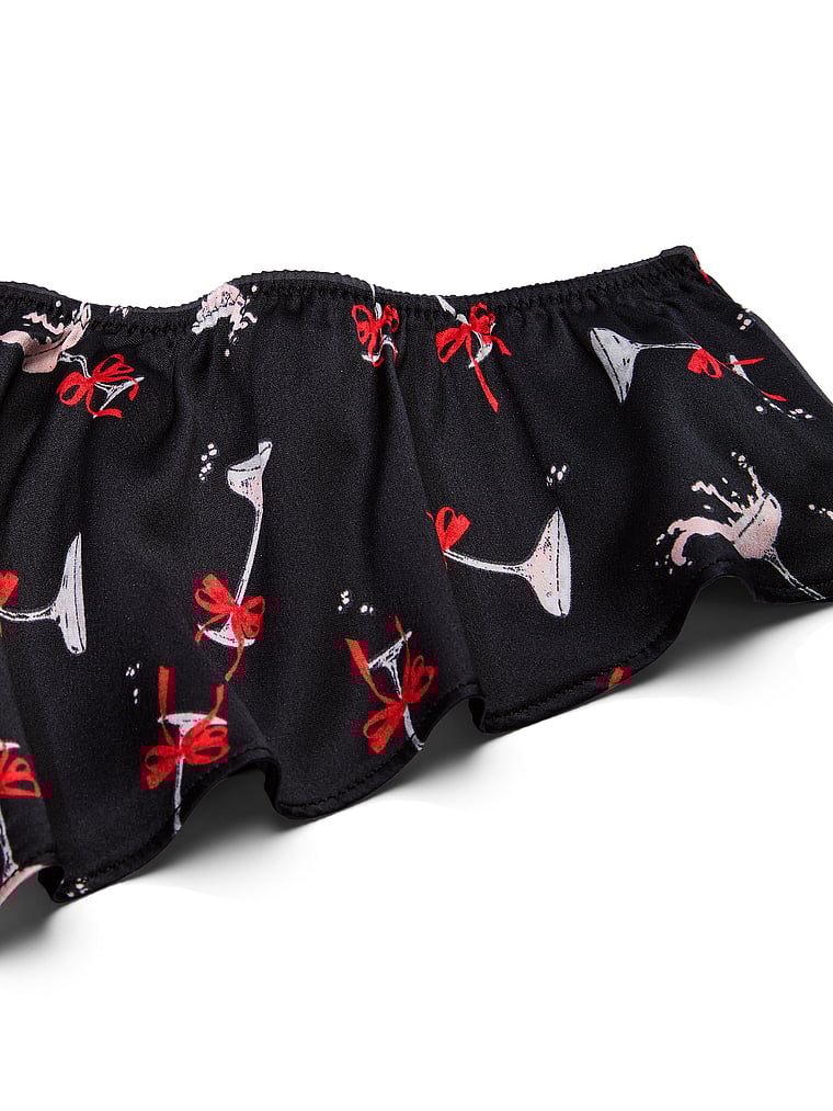Very Sexy Satin Flutter Cheeky Panty Novelty