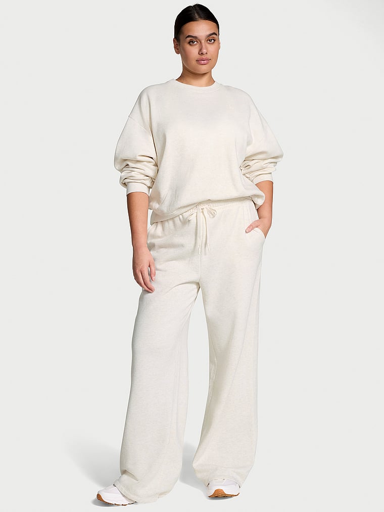 Victoria's Secret Cotton Fleece Crewneck Sweatshirt