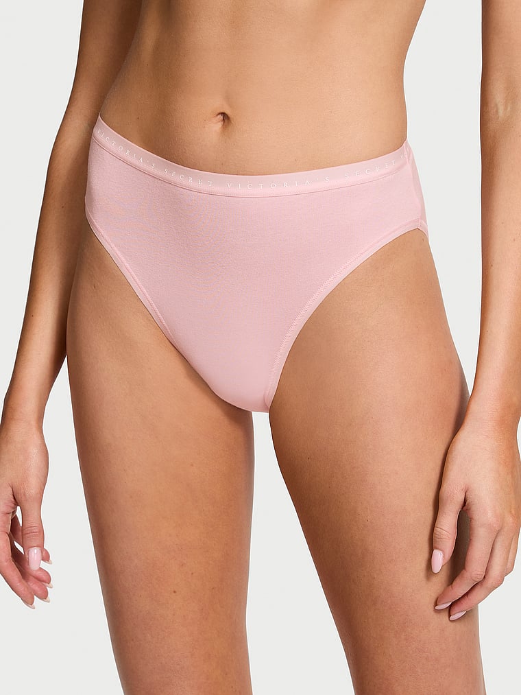 Victoria's Secret Stretch Cotton High-Leg Brief Panty Smooth
