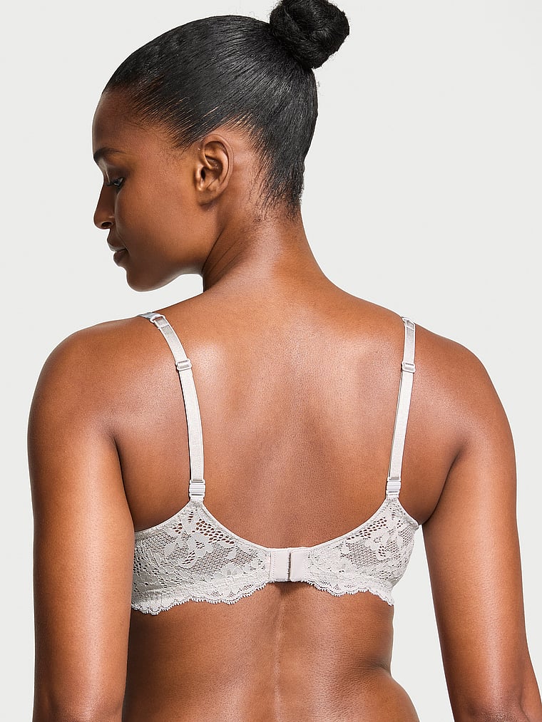 Dream Angels Wicked Twinkle Strap Unlined Lace Balconette Bra Twinkle Lace