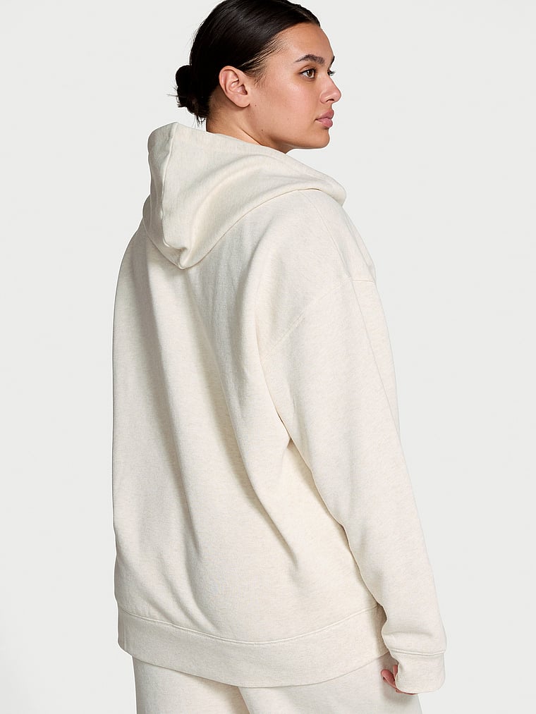 Victoria's Secret Cotton Fleece Full-Zip Hoodie