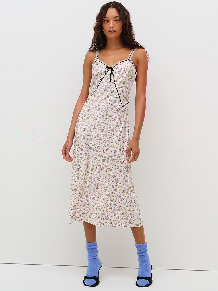 For Love & Lemons Samantha Maxi Slip Dress