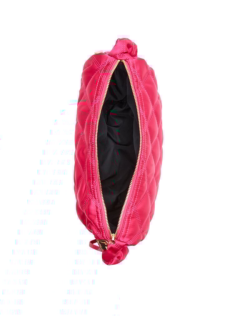 Betsey Johnson Nylon Quilted Adjustable Sling Bag