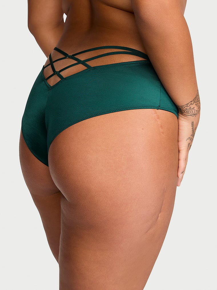 Very Sexy Strappy-Back High-Leg Cheeky Panty Smooth