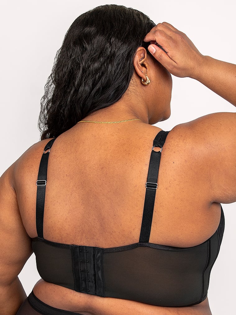 Curvy Couture No-Show Lace Corset Top