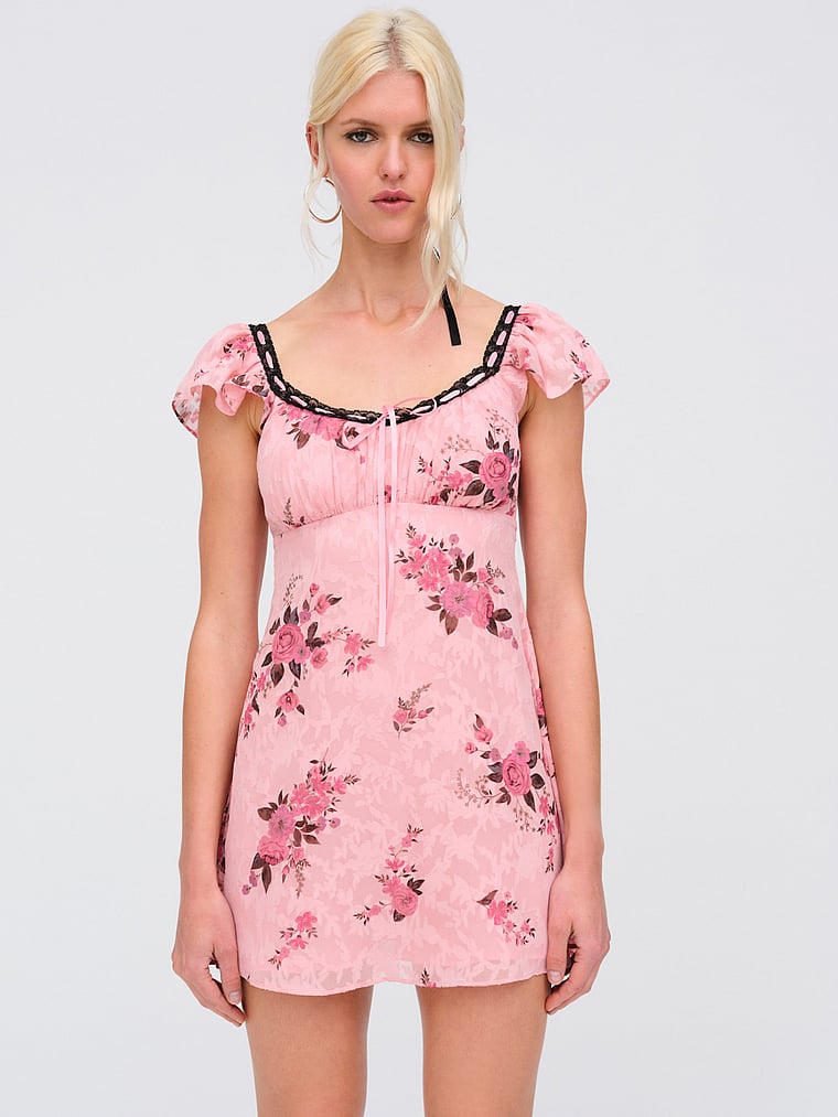 For Love & Lemons Guinevere Mini Dress