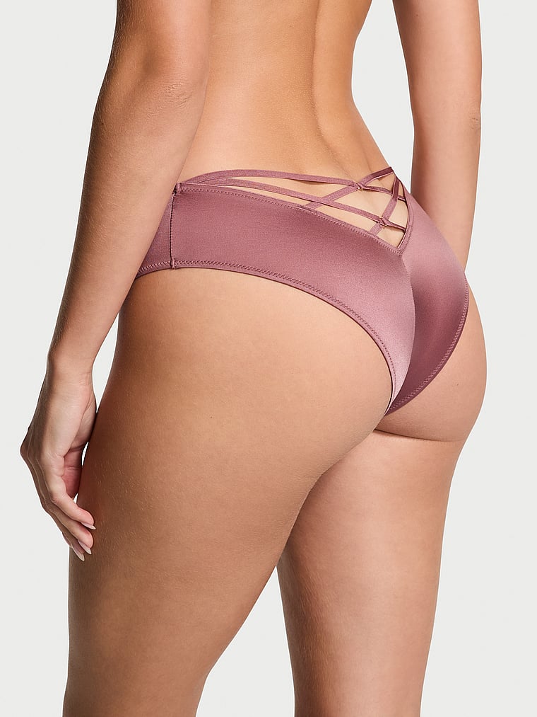 Very Sexy Strappy-Back High-Leg Cheeky Panty Smooth