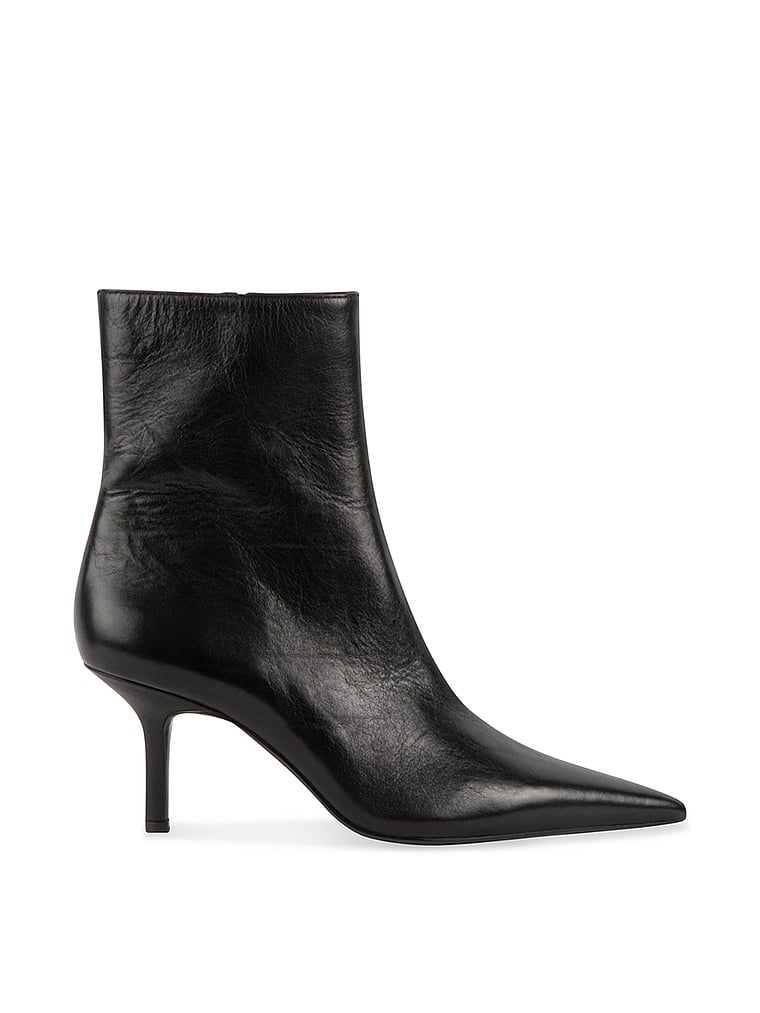 Steve Madden Alston Black Leather Booties