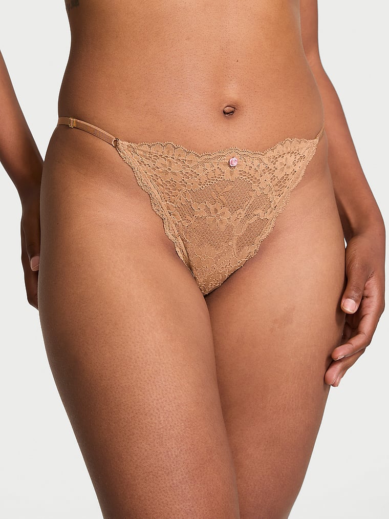 Dream Angels Lace Adjustable String Bikini Panty Lace
