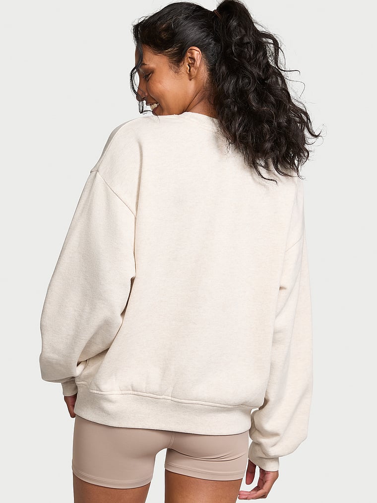 Victoria's Secret Cotton Fleece Crewneck Sweatshirt