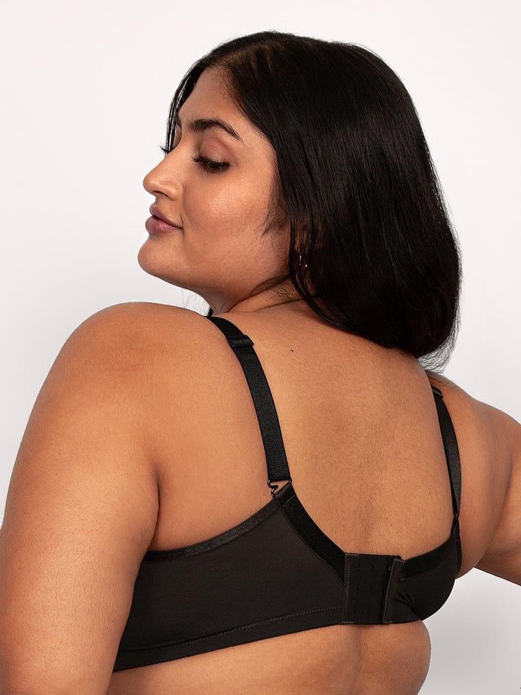 Curvy Couture Sheer Whisper Plunge T-Shirt Bra