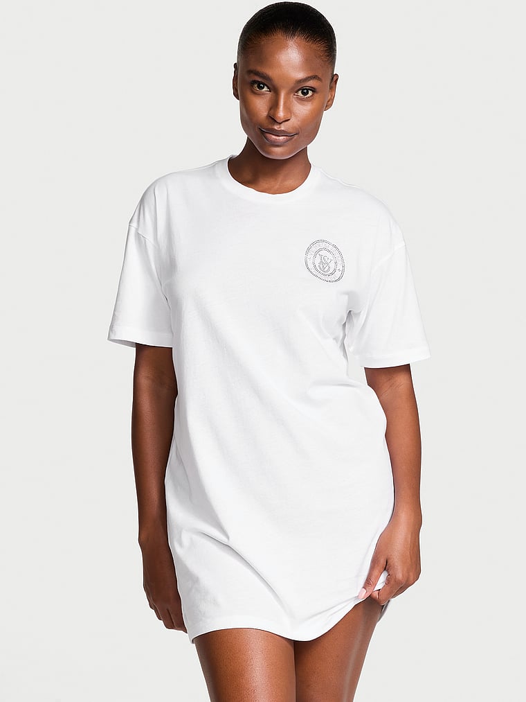 Victoria's Secret 100% Cotton Oversized Sleep Tee