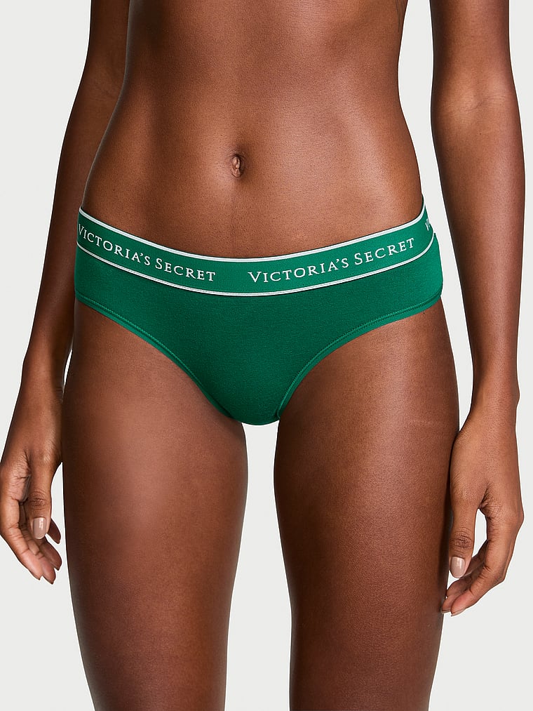 Cotton Logo Cotton Hiphugger Panty Smooth