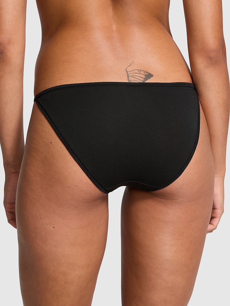 PINK Cotton String Bikini Panty Smooth