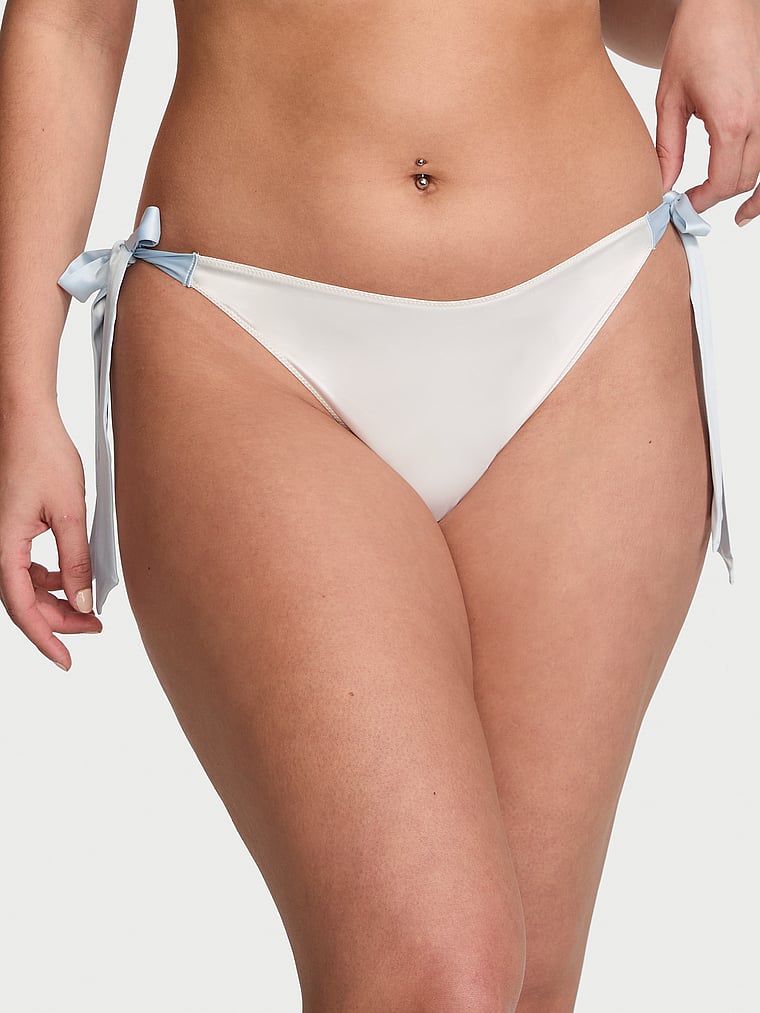 Very Sexy Flirty Embroidery Side-Tie Cheeky Panty Novelty