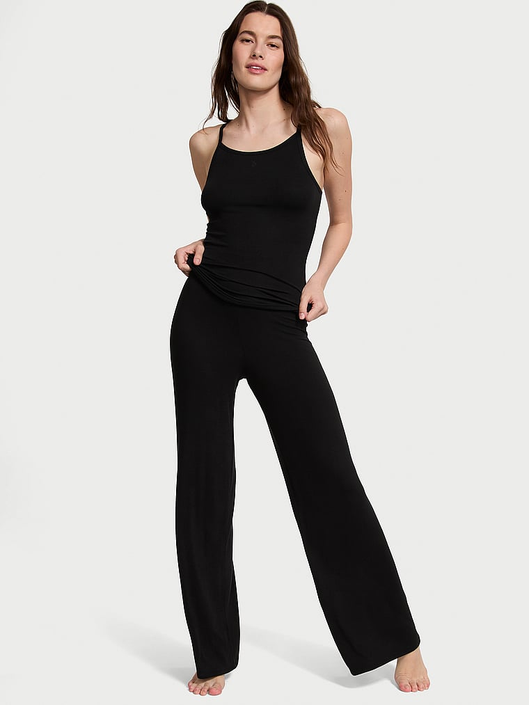 Victoria's Secret Ribbed Modal Cami & Pants Set