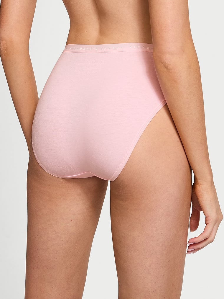 Victoria's Secret Stretch Cotton High-Leg Brief Panty Smooth