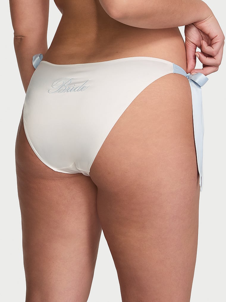 Very Sexy Flirty Embroidery Side-Tie Cheeky Panty Novelty