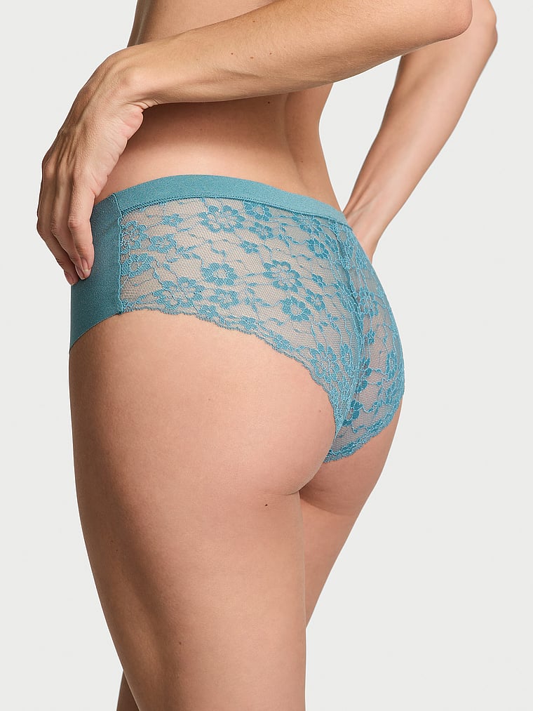No-Show No-Show Lace-Waist Cheeky Panty Novelty