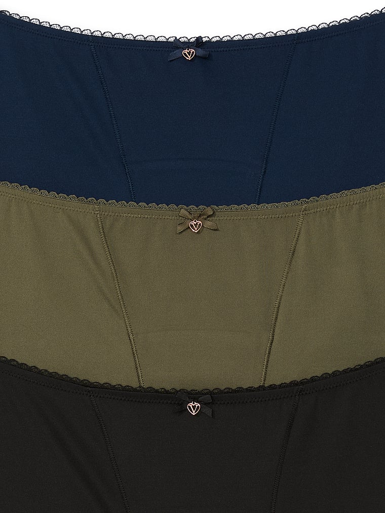 Body by Victoria 3-Pack Smooth Period Boyshort Panties Smooth