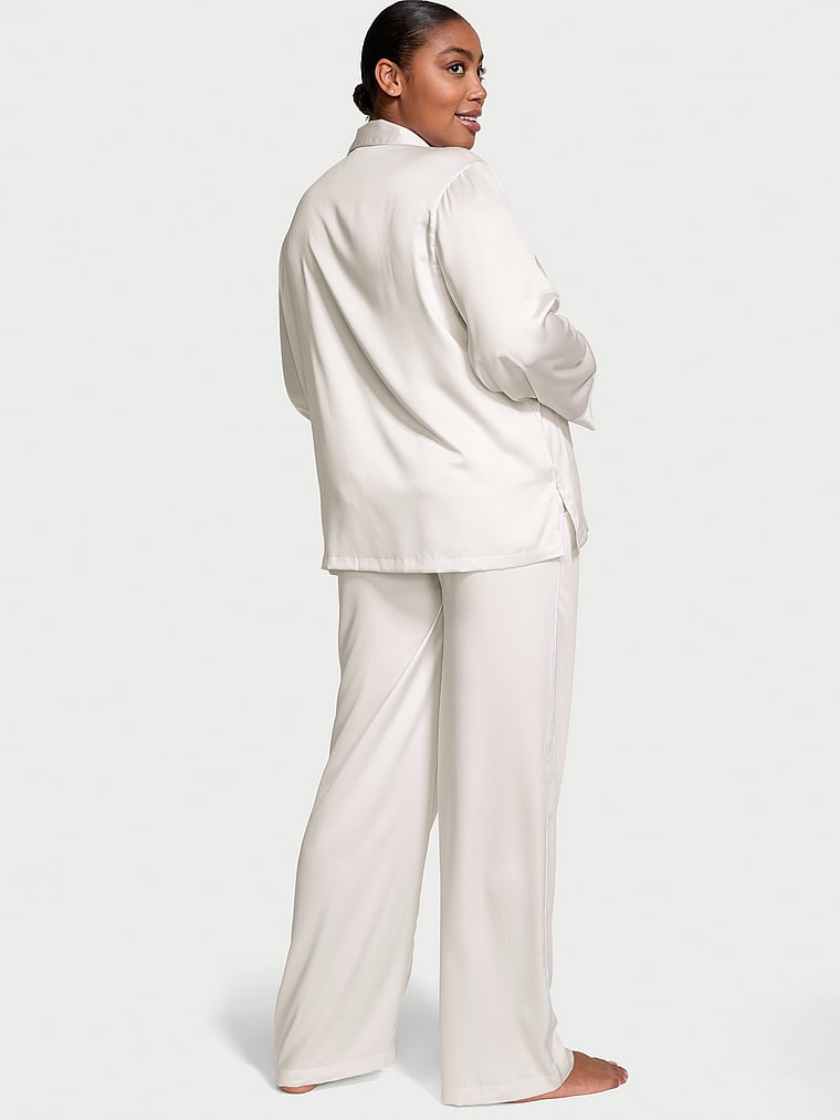 Victoria's Secret Satin Long Pajama Set Satin