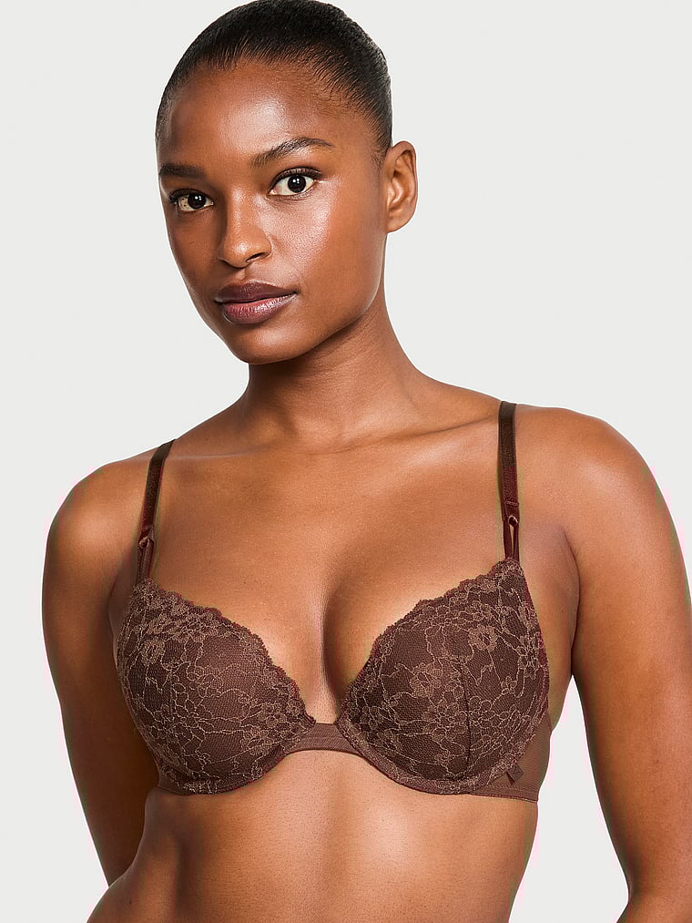 Victoria's Secret Sexy Tee Posey Lace Push-Up Bra Lace