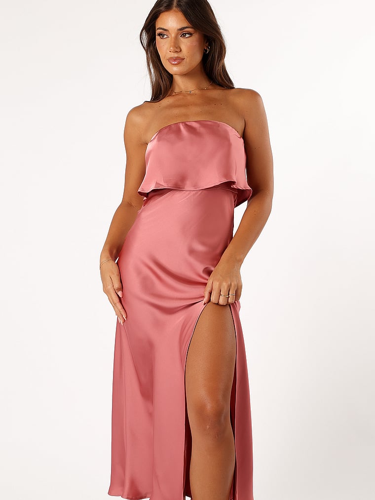 Petal & Pup Vienna Strapless Midi Dress